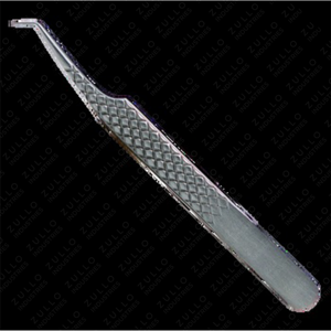 Stainless Steel Eyelash Extension Tweezers Diamond Grip Volume Lash <b>Tools</b> Customizable Private Label Professional - Product Image 5