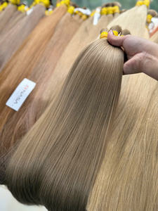 Extensions de cheveux bruts humains vietnamiens en vrac couleurs claires poids donneur unique Super Double dessiné prix d'usine meilleure vente - Product Image 2