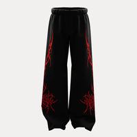 Pantalones Baggy de Nueva Llegada para Hombre y Mujer, Estilo Urbano con Estampado Splash Ink, Joggers Acampanados, Pantalones Rectos Holgados Unisex