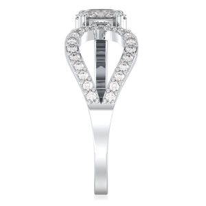 REYES Nouvelle Arrivée Bague Ajustable en Argent Sterling 925 avec Moissanite Haute Qualité pour Mariage, Fête, Cadeau, Bijoux Fins pour Elle - Product Image 5