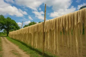 Fibra de Plátano Blanca Pura, Marca CRADLE of LIFE de Jharkhand, Materia Prima para la Industria Textil - Product Image 6