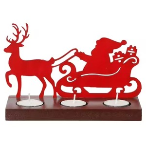 Premium Christmas Metal Decor <b>Tealight</b> <b>Holder</b> for Winter Theme Displays - Product Image 3
