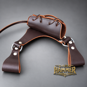 Support de ceinture artisanal pour fourreau d'épée médiévale et de la Renaissance, accessoire de costume médiéval - Product Image 3