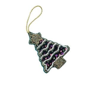 Multi-Strand <b>Leather</b> <b>Keychain</b> with Heart-Shaped Beaded Bag Charm Fashionable Accessory for Everyday Use Unique Embroidery Design - Product Image 3