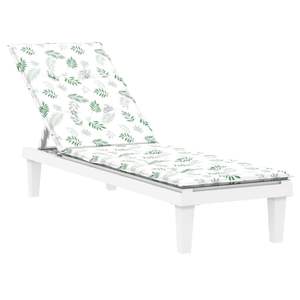 Cojín para Silla de Jardín con Diseño de Hojas, 100% Poliéster Oxford, Cojines y Almohadas para Exteriores - Product Image 3