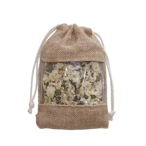 Customizable Jute Drawstring <b>Bag</b> for Printing Logo Eco Friendly Jute Drawstring <b>Bag</b> for <b>Gifts</b> Crafts and Jewelry Storage - Product Image 1