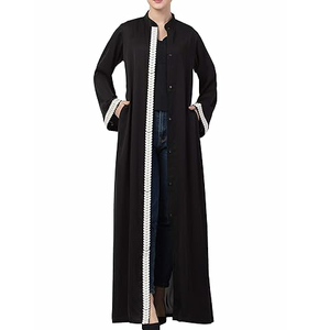 Abayas de prière turques élégantes en gros, robes Jilbab Abaya couvrant tout le corps, Abaya ethnique pour femmes, Abaya musulmane pour femmes - Product Image 4