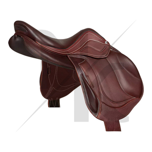 Silla de doma profesional para equitación con estructura de madera, calidad premium, duradera, productos originales de carreras de caballos ingleses de la India. - Product Image 6
