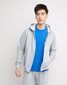 Autumn Full <b>Zip</b> <b>up</b> Hoodie for Men Custom Logo French Terry Embroidered Breathable Plain Cropped Zipper Hoodies Top FashionAutumn - Product Image 1