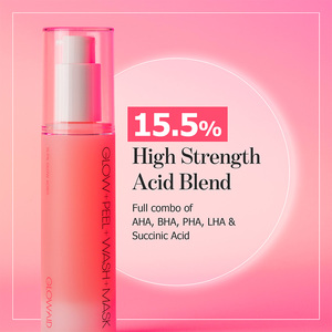 [GLOWAID] Mascarilla Facial Exfoliante Glow Peel Wash con AHA, BHA, PHA, LHA, Minimiza Poros, Fórmula con Niacinamida y Vitamina B12 - Product Image 6