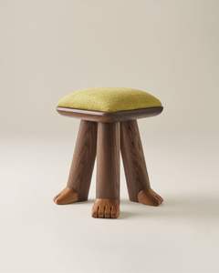 Taburete de Aluminio de Diseño Verde de Alta Calidad, Muebles de Primera Calidad, Asiento de Metal con Acabado Dorado, Taburetes Otomanos de Latón - Product Image 6