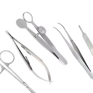 PISSCO Micro Ophthalmic Surgery Veterinary Set Veterinary Ophthalmic Microsurgery Set Veterinary Eye Surgery <b>Instruments</b> Set - Product Image 2
