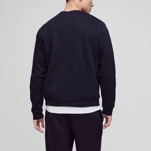 Pull d'hiver personnalisé pour homme, style maillot de football, col rond, manches longues, impression sérigraphique, double couche de coton - Product Image 3