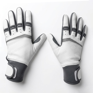 Gants d'entraînement de baseball professionnels les plus vendus, gants de softball en cuir réglables de haute qualité, manchette longue, ambidextres, Velcro - Product Image 2