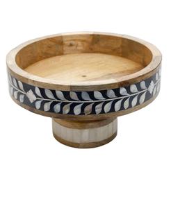 ขาตั้งเค้กทรงกลมทำมือจากกระดูกและมุก สำหรับโต๊ะอาหารในเทศกาลรอมฎอนที่หรูหรา และเป็นของขวัญในวันอีด - Product Image 4