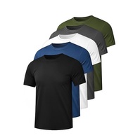 T-shirt de sport en mesh pour homme, séchage rapide, évacuation de l'humidité, manches courtes, impression numérique personnalisée