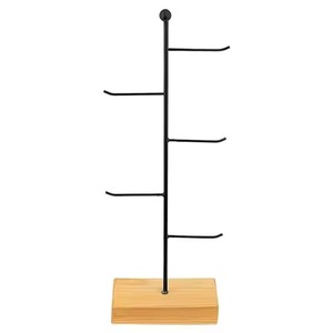 Support à bijoux en métal classique, organisateur de rangement décoratif pour colliers, boucles d'oreilles, bracelets, bagues, pour la maison, la coiffeuse et la table de maquillage - Product Image 2