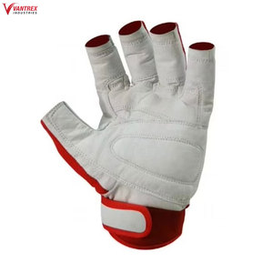 Gants de pêche professionnels pour enfants, très demandés, en cuir respirant avec doigts coupés pour la pêche - Product Image 2
