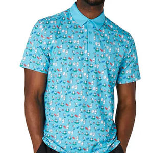 Polos 100% coton, polos homme, broderie personnalisée, t-shirts homme unis, polos de golf, polos brodés - Product Image 2