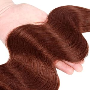 Extensions de cheveux humains brésiliens de qualité supérieure, lots de cheveux vierges Remy, perruques, frontaux en dentelle, fermetures, trame double cousue à la machine, permanente, toutes couleurs - Product Image 2