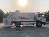Camion à ordures électrique pur Dongfeng New Energy avec batterie CATL 4X2 210KWH 16CBM pour la collecte des déchets urbains