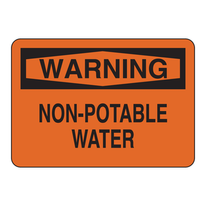 Señal de Advertencia de Agua No Potable, Señal Plegable para Interiores y Exteriores - Product Image 2