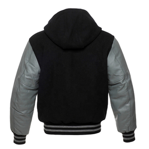 Nouvelle veste varsity tendance, qualité supérieure, nouveau design, vente en gros à bas prix, haute qualité pour vestes varsity à capuche pour hommes, OEM - Product Image 6