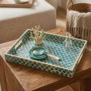 Bone Inlay Handmade Serving <b>Tray</b> Made Natural Bone Dishwasher Safe Commercial Grade High Quality Suitable Prices Serving <b>Tray</b> - Product Image 6