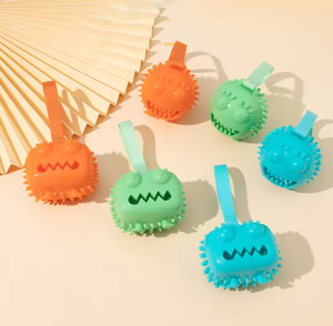 Jouet à mâcher pour chien en TPR écologique avec poignée pour la santé dentaire et conception anti-fuite pour la nourriture - Product Image 4