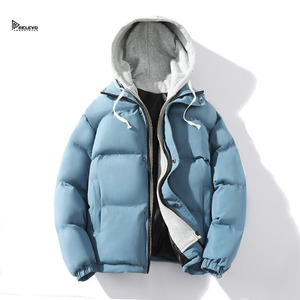 Chaqueta de Invierno para Hombre, 350 GSM, Acolchada, con Capucha, Cálida, Gruesa, Informal, para Exteriores - Product Image 6