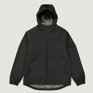 High Quality Black EVA <b>Raincoat</b> Custom Outdoor Waterproof Hiking Jacket Printed Poncho Windproof Canvas Fabric Wholesale OEM - Product Image 1