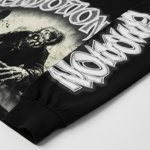 เสื้อสเวตเชิ้ตคอกลมแบบใหม่สำหรับฤดูร้อน สกรีนโลโก้ได้ ผ้าคอตตอนหนา 100% แขนยาว สไตล์วินเทจ ลุคสตรีทแวร์ - Product Image 4