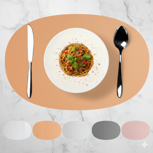 Nouveau Set de Table Tendance 2026 en Similicuir PU Lavable pour Événements Festifs et Maison – Napperons et Tapis Ovales de Luxe pour Table à Café et à Manger - Product Image 3