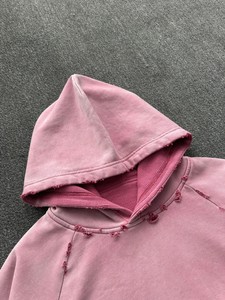 Sudadera con Capucha Oversize Vintage Lavada y Desgastada para Hombre y Mujer, Estilo Retro con Lavado Ácido, Sudadera Pesada de Streetwear - Product Image 3