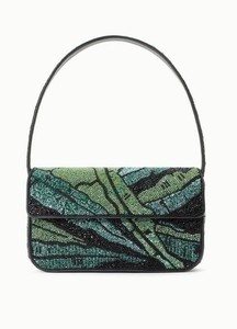 Embroidered Beach Scene Shoulder <b>Bag</b> With Single Handle Bohemian Style <b>Summer</b> Canvas Design For Daily Use - Product Image 3