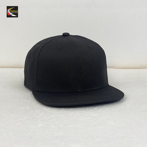 High Quality Custom logo Embroidery <b>Flat</b> Top <b>Hat</b> Snapback Baseball <b>Cap</b> - Product Image 4