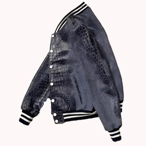 Chaqueta de Cuero para Hombre de Alta Calidad, Ligera y a la Moda, Nuevo Diseño con Tela de Lona, Precio al por Mayor - Product Image 3