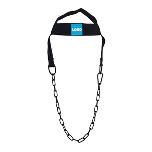 Harnais de musculation pour hommes et femmes, entraîneur de cou, support de force pour l'entraînement avec poids, bande de résistance élastique, fournisseur OEM - Product Image 1