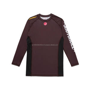 Sublimación personalizada de alta calidad BJJ MMA Jiu Jitsu Rash Guard para hombres Venta completa Diseños Personalizados Baratos - Product Image 3