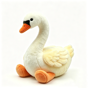 Peluche de Cisne Sentado Realista para Decoración de Cuarto de Niños, Elegante Juguete de Peluche de Cisne, Regalo para Todas las Edades - Product Image 1