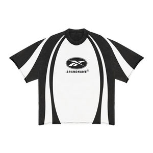 Ensemble T-shirt et pantalon personnalisé pour homme |   Ensemble streetwear vintage délavé à l'acide pour l'été |   Fabricant de vêtements unisexes - Product Image 4