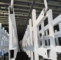 Clôture pour chevaux en PVC/vinyle, sécurisée, pour obstacles de saut, pour enclos, économique, écologique, imperméable, personnalisable, à 2, 3 ou 4 rails