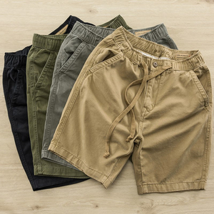 Pantalones cortos informales a la moda para hombre, cintura elástica, ropa de calle cómoda de verano, pantalones cortos ligeros para uso diario - Product Image 5