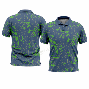 Chemises de pêche personnalisées à manches courtes boutonnées, protection UV, sublimation par transfert thermique, polo 3D personnalisé Australie - Product Image 4
