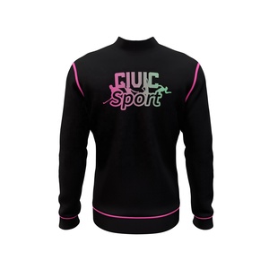 Venta al por mayor impresión sudaderas Negro hombres logotipo personalizado deportes colorido diseño Sudadera con capucha - Product Image 3