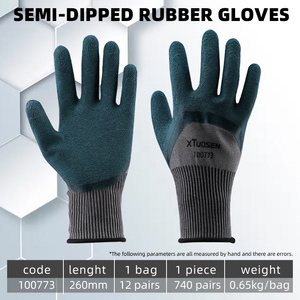 Wholesale Elastic Latex Safety <strong>Gloves</strong> Anti-Impact Construction Site <strong>Workwear</strong> with King <strong>Gloves</strong> Protective Function - Product Image 6
