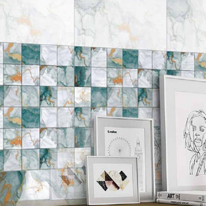 High Quality 300x600 White Marble Look Ceramic <b>Tile</b> Minimalist Wall Finish For Modern Office And Commercial Environments - Product Image 3