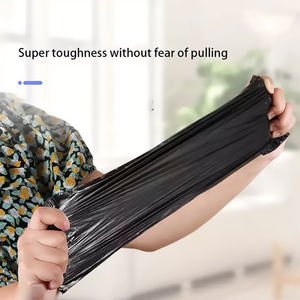 Vente en gros Sacs poubelle de cuisine noirs robustes Emballage à gousset réutilisable pour déchets de cuisine à usage domestique - Product Image 2