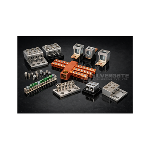 บัสบาร์อะลูมิเนียมสำหรับเชื่อมต่อสายดินและสายกลาง ปลอดภัย ทนทาน พร้อมสัญลักษณ์ชัดเจนสำหรับการต่อสายดินและการเชื่อมต่อสายกลาง - Product Image 1