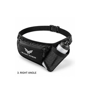Nylon Running Waist <b>Bag</b> Breathable Sports Belt Pouch Water Bottle <b>Holder</b> for Fitness Cycling Outdoor Training Running Belt - Product Image 4